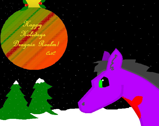 Holiday Greetings - By CatC
This is a little early but boredom kicked in and BAM it twas created n.n hope ya like it! it was done on MS Paint
11/30/08
Keywords: Head