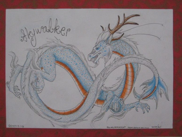 By Jade Dragon
I drew this for my teacher, after my friends stole the dragon I put in the art show and showed it to her, which made her say she wanted a dragon, too.
Keywords: oriental