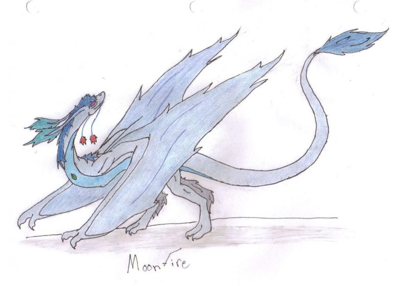 Moonfire - By Midnight Dire Wolf
This is the final version of MoonFire. (YAYS no mutantishness!^^)
I don't know what else to say... T_T' I have bad news though... my scanner is now not working properly. I'll have to fix that...
