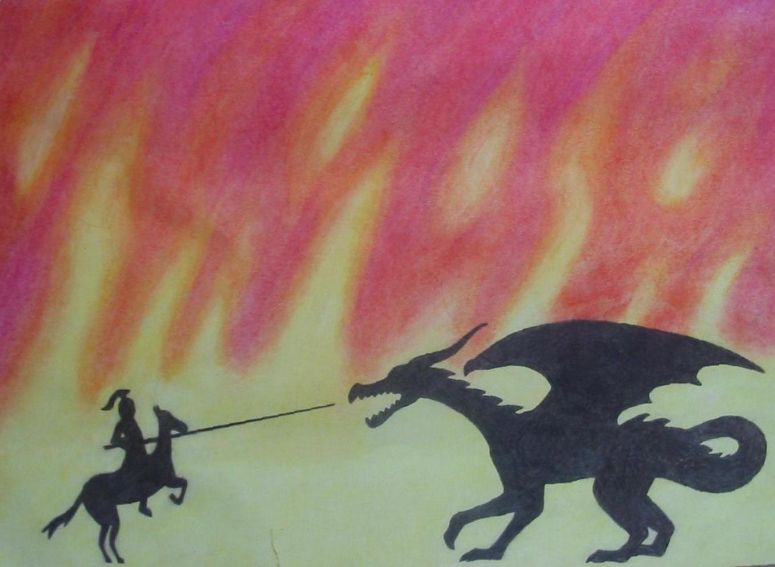 By The Lonely Dragon
Done with pastel and black pencil.

