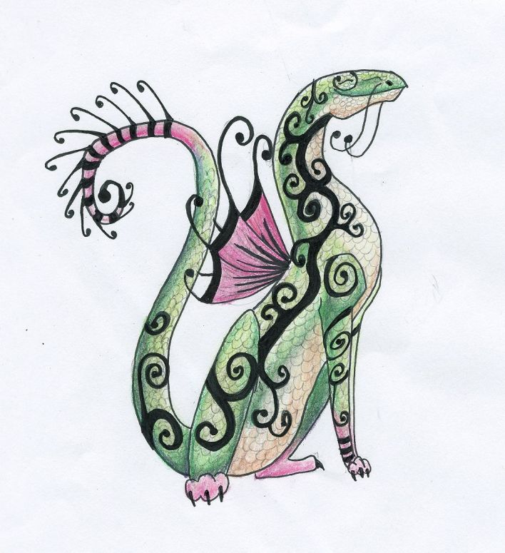 By Dragonfire
I love this one! He's so cute! I know his feet are small, they're supposed to be.
