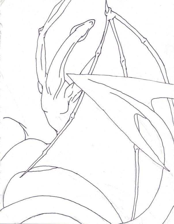 Dragon in FOREVER! - By Midnight Dire Wolf
My first dragon that I had drawn in over a month since April so June-ish.
