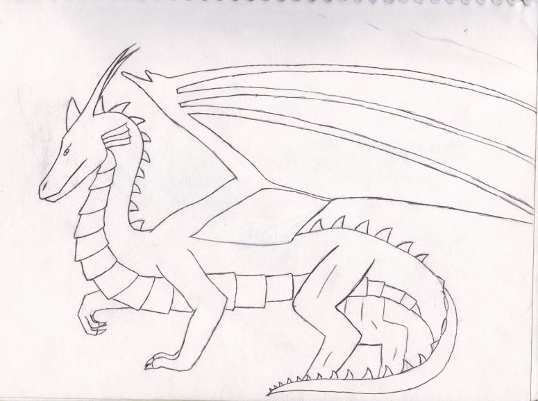 Simply Simple - By Oreochema
This is pretty much my first 'real' dragon. Yes, the feet do kind of vanish behind the tail, but that's because I didn't want them to turn out lookin' funny. All-in-all, I am kind of proud of her though.
