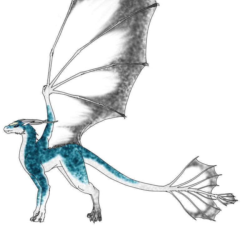Silveera Alternate colour - By Silveera
My dragon form has short, velvety fur instead of scales. This is my winter appearance.
