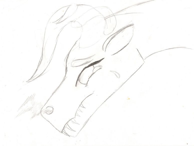 Crying - By Nayru
I do not know whether this belongs to me or my sister, and it is old so i don't know why the dragon is crying, but i thought it was a good picture, so i included it
Keywords: head