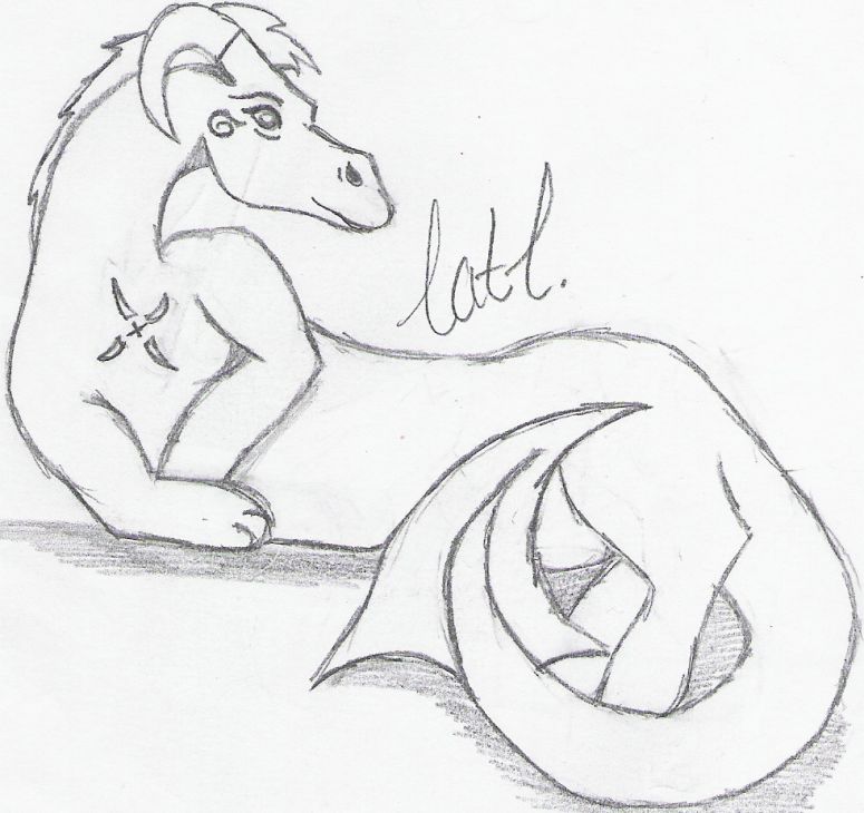 By CatC
Yeah i know the paws are messed up i don't know why they wouldn't turn out anyways this was a first attempt at a new style.... hope ya like it :)
