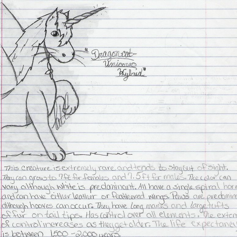 Dragon-Cat-Unicorn Hybrid - By CatC
Keywords: weird