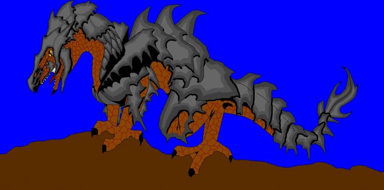 Dragon Armor - By Zephyr
Okay, I did this one on paint about a year ago. Needless to say, it took me a while...
