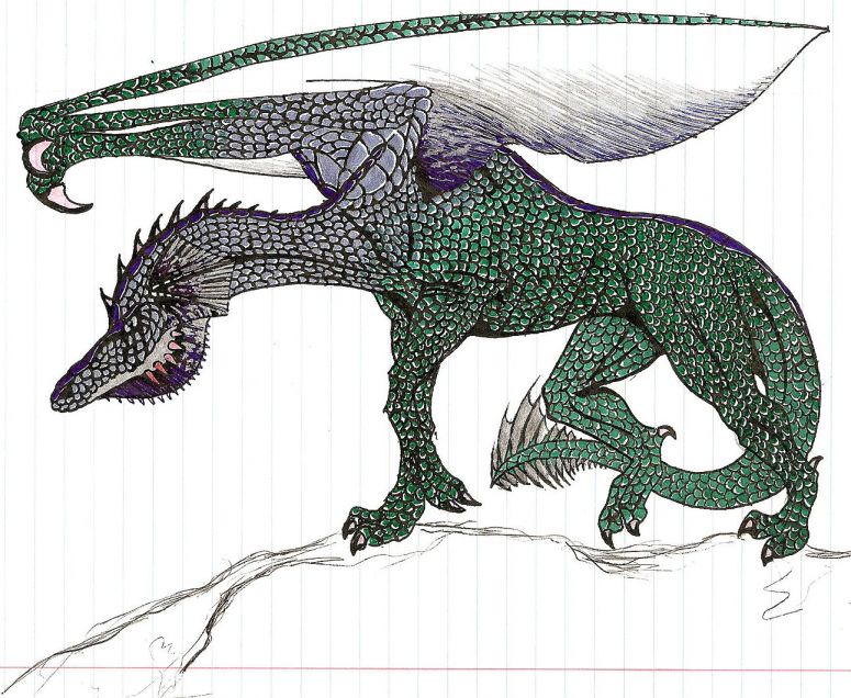 Gel Dragon - By Tweaked
I thought it would be cool to try gel pens, so I did. This isn't a recent one... it's probably a couple years old by now but I liked it quite a bit.
