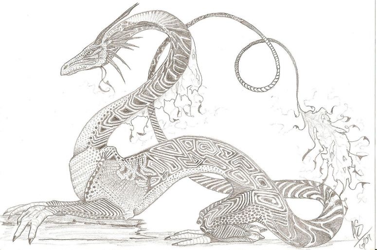 Zephyr: My Self-Portrait - By Tweaked
This is me! My name is Zephyr. I am a master of air, water, and lightening. I fly, but as you can see, I have no wings. I "spiral" in order to stay in the air, keeping my head in one place.
