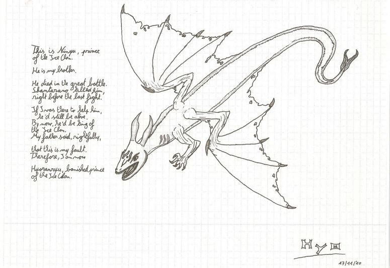 By Hyozanryu
If you want to know what the writing is (i know, terrible handwriting), ask me.
