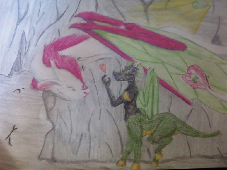 Wild Love - By Dragonness Wyverna
I absolutely love this picture! It's an older one that I just recently found. I'm going to photoshop it later, see if I can improve it any, but I really like this version.
