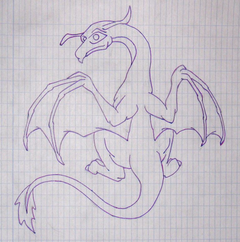 By Azdaracylius
Done during the lessons, I know there are problems with the legs and the base of the neck but I think it's OK though.
