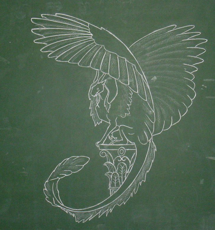 Feathered Mist - By *grzanka [Azdaracylius (chalkboard)]
Found on DA. Wings and tail are larger than on the original picture, but I think it looks good.
