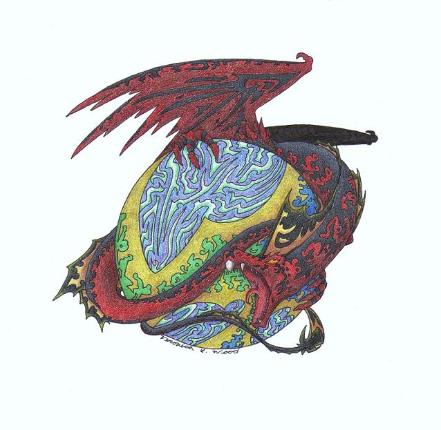 Crosmo - By Sova D. Nagi
Medium:  Micron  005 ; Prismacolor Pencils
