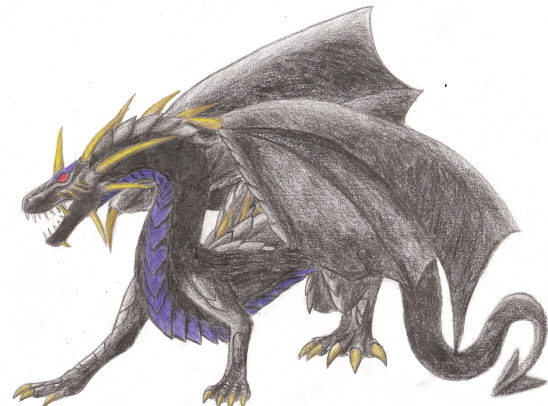 Darventar - By Kelsey Kwolek
uhmmm, I redid the more "digimon-ish" version of Darventar I posted when I first became a regular. He's well armored and very flexable, he's able to twist his back in such a way he is able to make a 180 degree turn and use his claws to attack the shrimps behind him by just bending his back. I've done many sketches of Silvaka....he's not working out very well, I can't find a pose that works to show him off thuroughly, but expressively like I did here.
