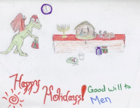Happy Holidays - By Dragonness Wyverna
