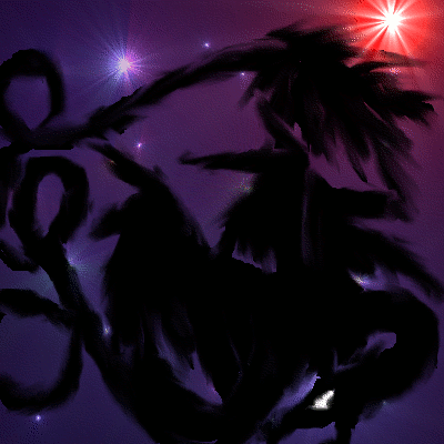 Fade away - By Nighthawk
A large dark dragon fades to darkness. A tear drips from his eye, and turns red.
