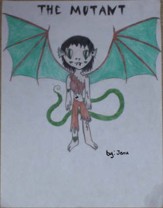 Jakara - By Jenu
This isn't really Jakara, nor is it the Mutant, nor is it me. I don't what I was trying to draw when I drew this...but whatever it was looks sorta cool. XD
Keywords: Anthropomorphic chibi