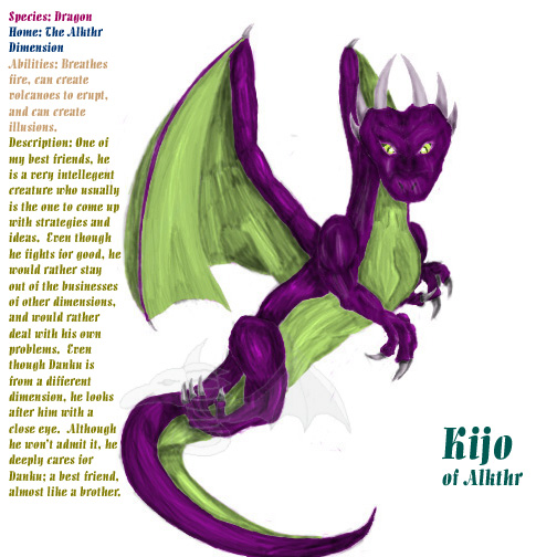Kijo of Alkthr - By Egyptian Dragon
This is a pic of one of my best friends, Kijo.  I used the paintbrush, dodge, and burn tools to do this.
