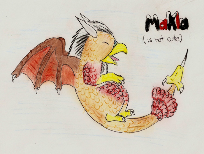 By babydrgn
Sorry if it looks bad >_> doodle during an art block uhg...
Keywords: Chimera
