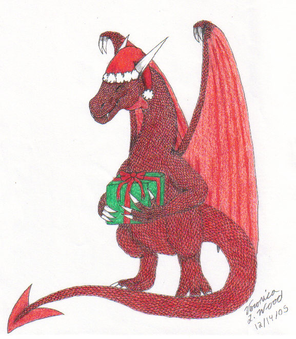 Christmas Dragon - By Sova D. Nagi
