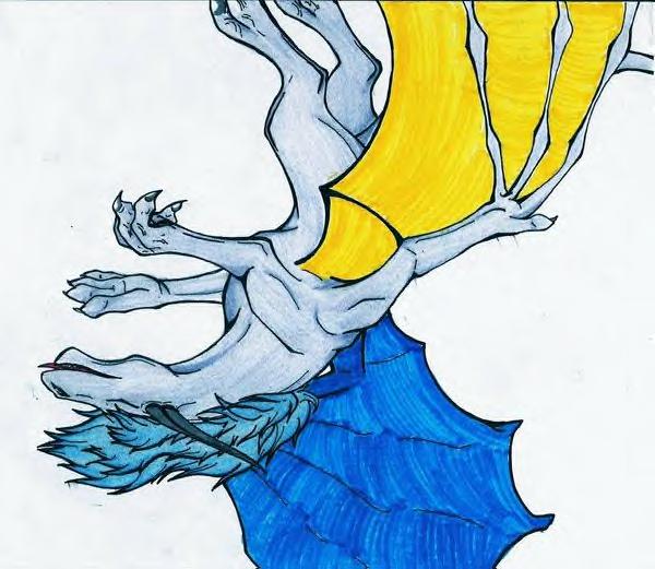 Fireheart's Suicide Flight - By Fireheart
I drew this pic when I was in a really bad depression. As some of you most likely know, I nearly committed suicide a couple weeks ago. I have been swimmin my way out of the pool of depression for a while now, but I'm almost out for now guys. I'm becomin happier by the day in fact! ^^ Oh, and the hair is NOT supposed to be flowing in that direction btw. XD
