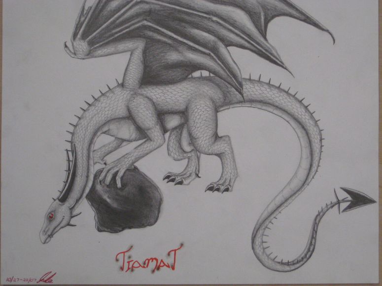 Tiamat - By Jade Dragon
Here's Tiamat! I hope you're able to see this.
