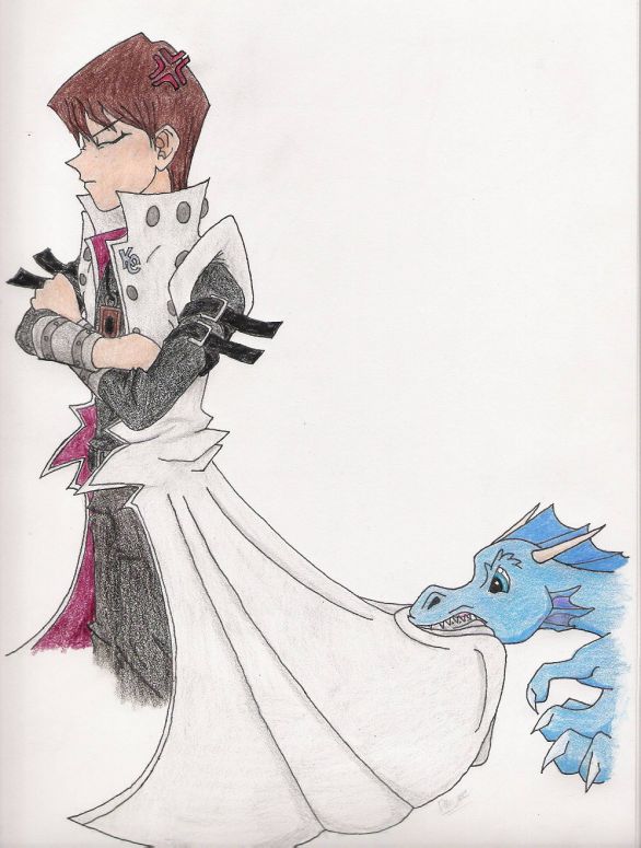 Don't Tear the Trenchcoat - By Icefire
Chibi Icey's teething Kaiba's Trench Coat! XD Hope you like it!
