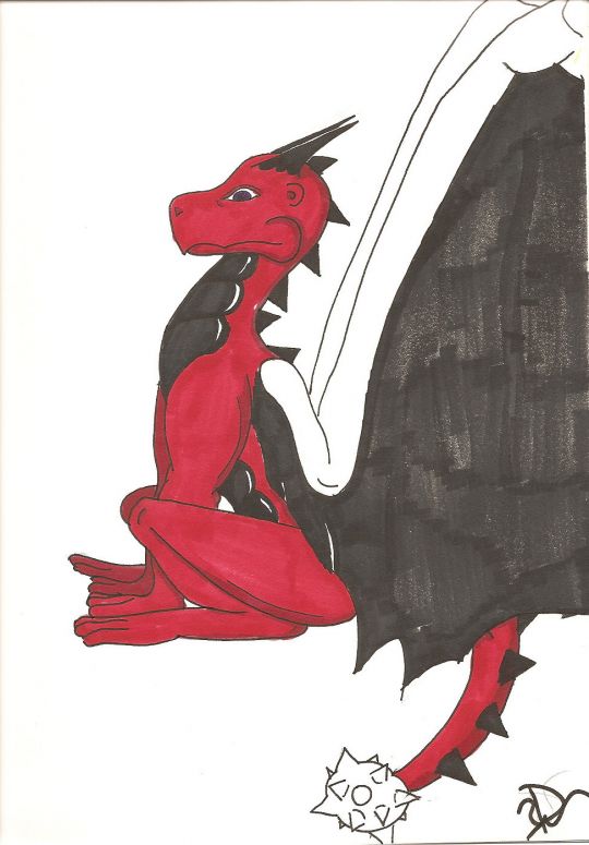 Big Red - By Dragonness Wyverna
