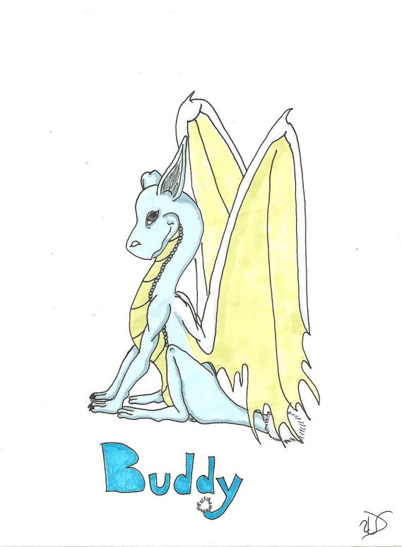 Portrait of Buddy - By Dragonness Wyverna

