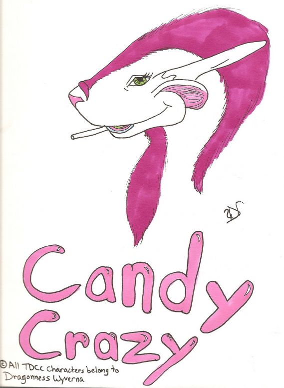 Candy Crazy T - By Dragonness Wyverna
I did one for Fenrak, then I had an idea for one for WildLamb and Soapy, too!
