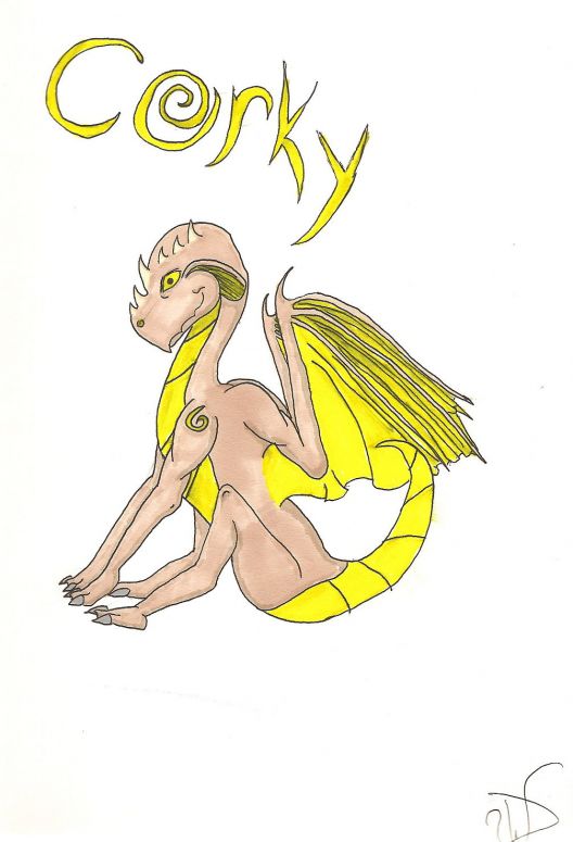 Corky - By Dragonness Wyverna
Yes, I love drawing Corky!!! XD

