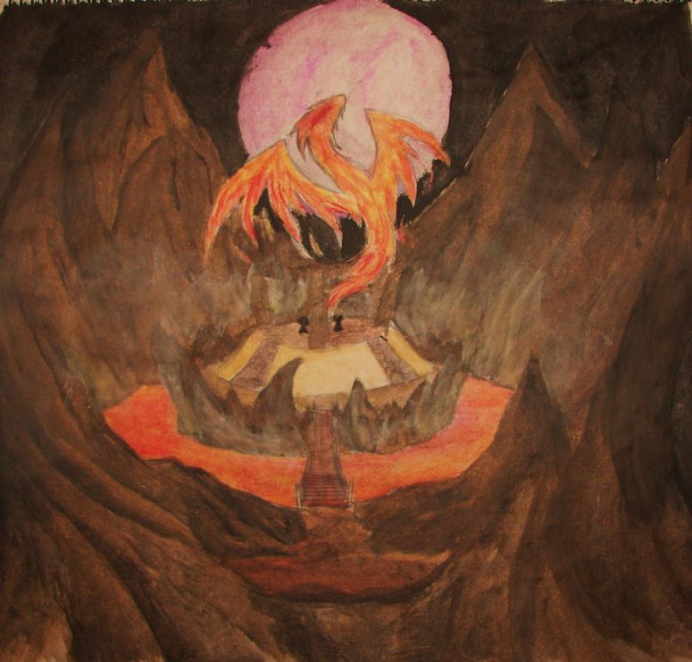 By Silveera
Dragon-fires of the Volcano temple
