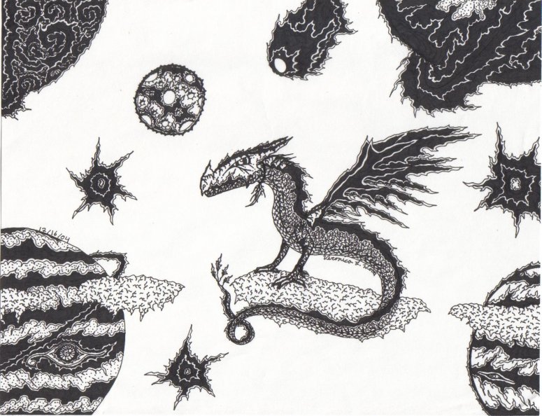 Dragon of Outer Planets - By Novako
