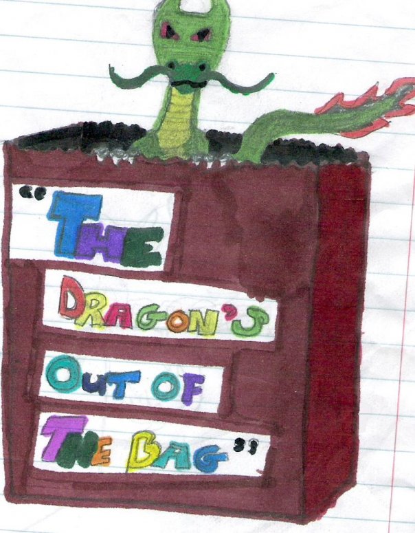 Cartoonish Dragon - By CatC
This was drawn with markers and was just a boredom doodle in english and chemistry class.
Keywords: Head