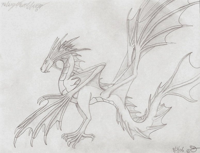 By Kelsey Anne Kwolek
This dragon was once marine, How many fish-like adaptations can you guys spot? For a hint, dorsal fins and motion fins.
