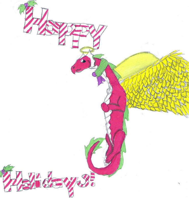 Dragon of Christmas - By CatC
12/11/07
Just as it says Happy Holidays!
