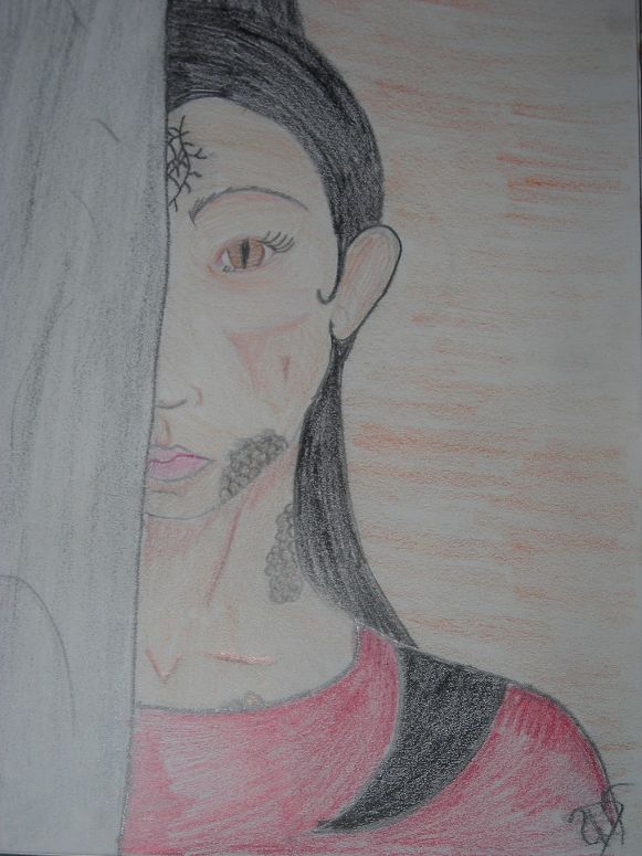 Haunted - By Dragonness Wyverna
Manny stared at the dracling he had known since birth. Her mental image had been warped in a human-like shape. Copper scales were still present in some places, but most had been replaced with smooth, moon-like skin. Fexkra's topknot had stayed the same, though it had been transformed to appear more human. She wore a loose red jumper, with black slashes that wrapped around her slight form. Her copper eyes, however, had remained the same, but were haunted with ghosts only she knew.
~ Excerpt from my short story 'The Copper & the Jewel' Enjoy!
Keywords: Anthropomorphic