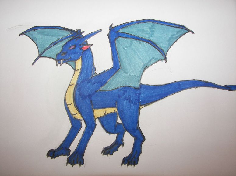 Sawnlus - By Silveera
Hyronomous’ best friend, She breathes hydro-fire ( water in the form of fire) She can also summon water from  no where and cause floods
