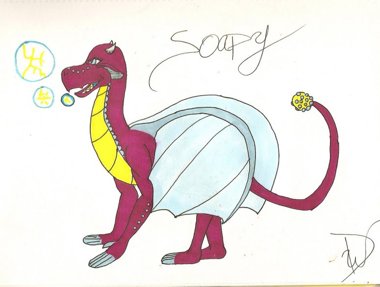 Soapy - By Dragonness Wyverna
A play off of the actual girl's name.  She plays the alto sax in my band.
