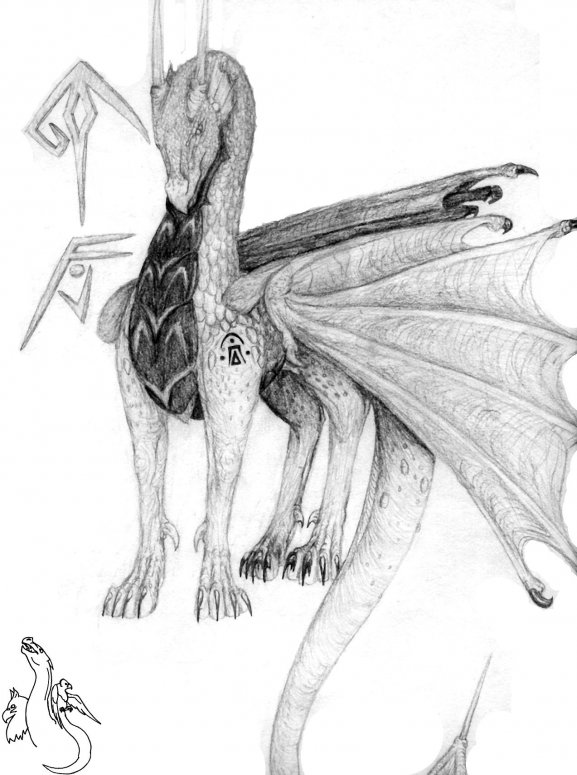 Taluscion - By Makla
This is Talus drawn Atlantian style.  I actually have another version of him but i think this one is the better.  It got a blue ribbon at the county fair and i get to enter it in the state fair because of that.
Definatly one of my better pictures.
