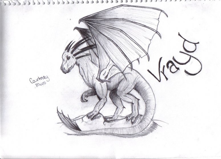 Vrayd - By Shrewkin
This is one of my newest dragons that I have recenty drawn, It is much better than the first ones I sent in!
