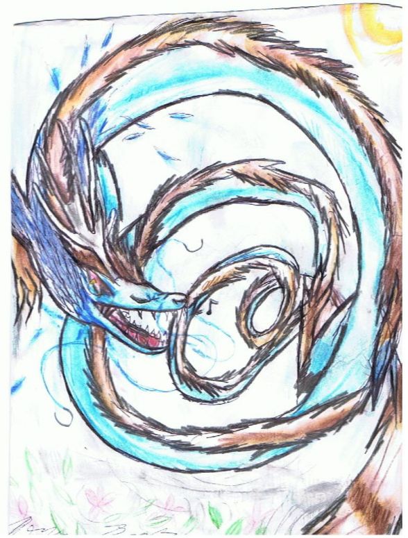 Watercolor Japanese Dragon - By Nighthawk
When one wishes to create; a pencil in hand and a paper nearby, one must know what to draw.

The rare few pictures that you do not know what it was destined to be until you are finished merely starts out with inspiration.

Follow your heart and hand, and very soon, a work of beauty stands before you, for you are an artist, and the world is your canvas.
