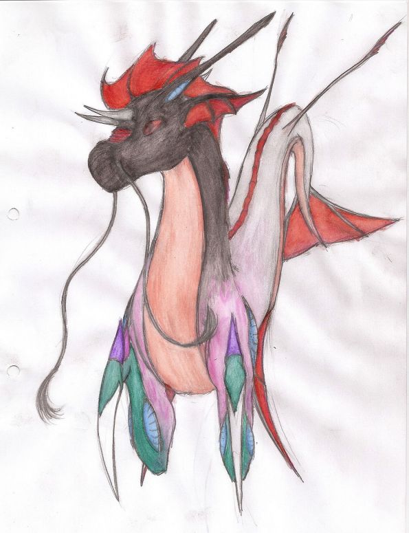 Equa - By Silveera
This is a rare creature that lives in the seas of Maldonia, this is also my design for the Tattoo that my brother is paying for, for my 18 birthday next year.
