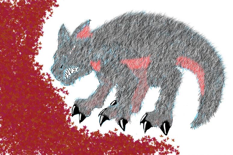 Tundra caedra beast - By Silveera
It was ice blue but on the input of a guy in my class I change it to black and red.
