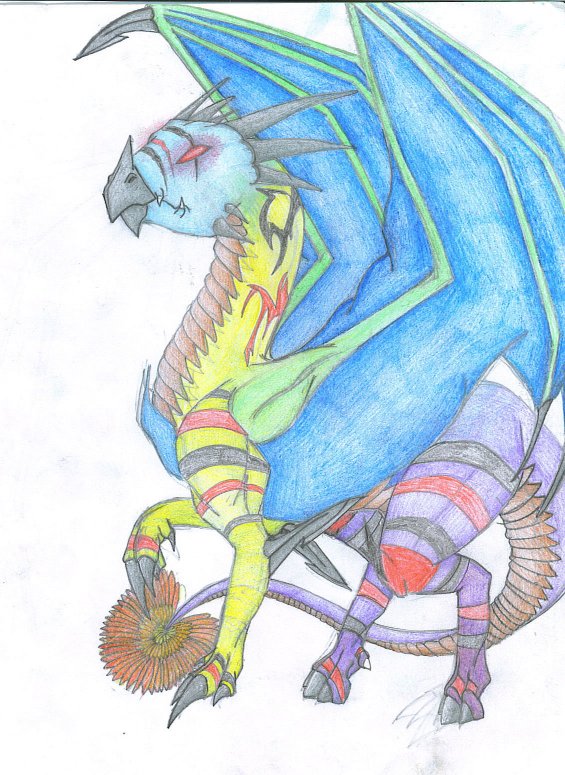 Usiferace - By Silveera
This is Usiferace,The god of the Shadow Sun, and creator of the Universe, Tiamat, Dragonspice and a couple others will know who this is.
