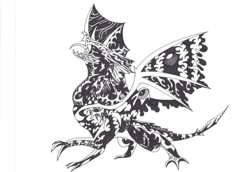 Cursed Seal Dragon - By Sova D. Nagi
