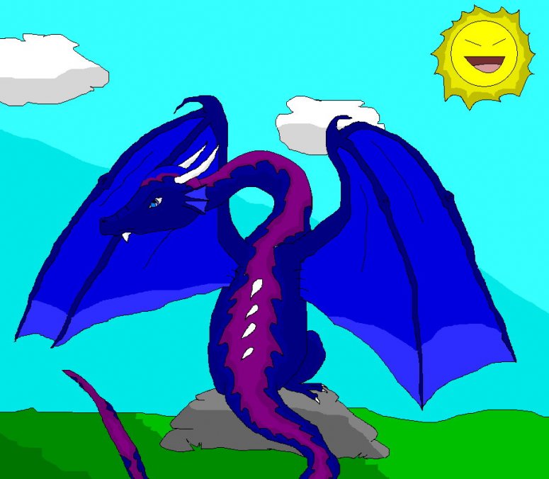 By Babydrgn
This is one of my best comp. drawn dragons
