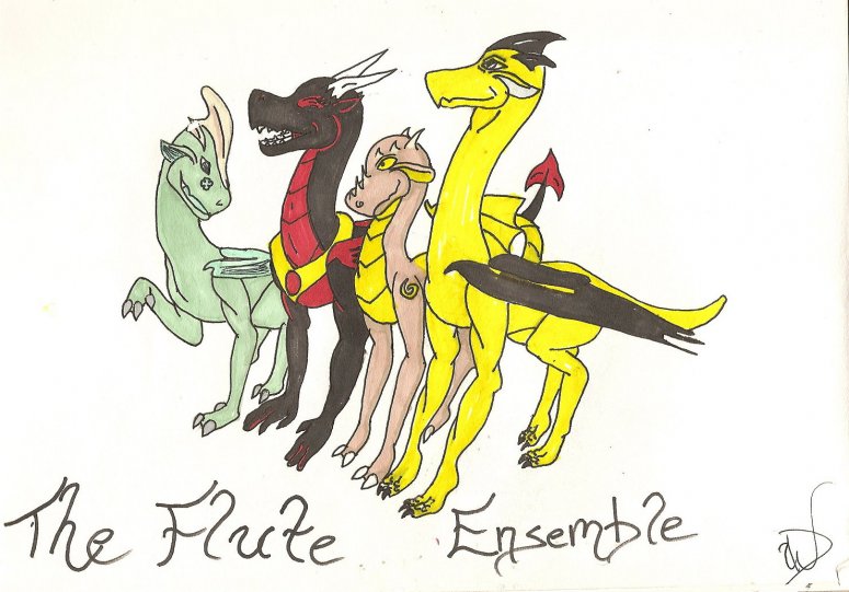 Dragon Flute Ensemble - By Dragonness Wyverna
See The Dragon band pic for names.  Of course, you recognize yours truly ^_^
